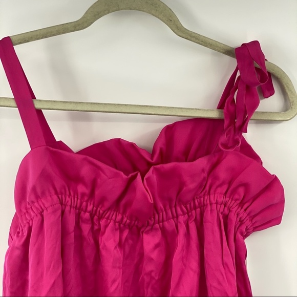 Lewit Silk Tank Pink Size Medium NWOT - Picture 7 of 9